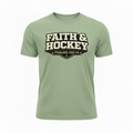 Faith & Hockey Psalms 139:14 Shirt Green