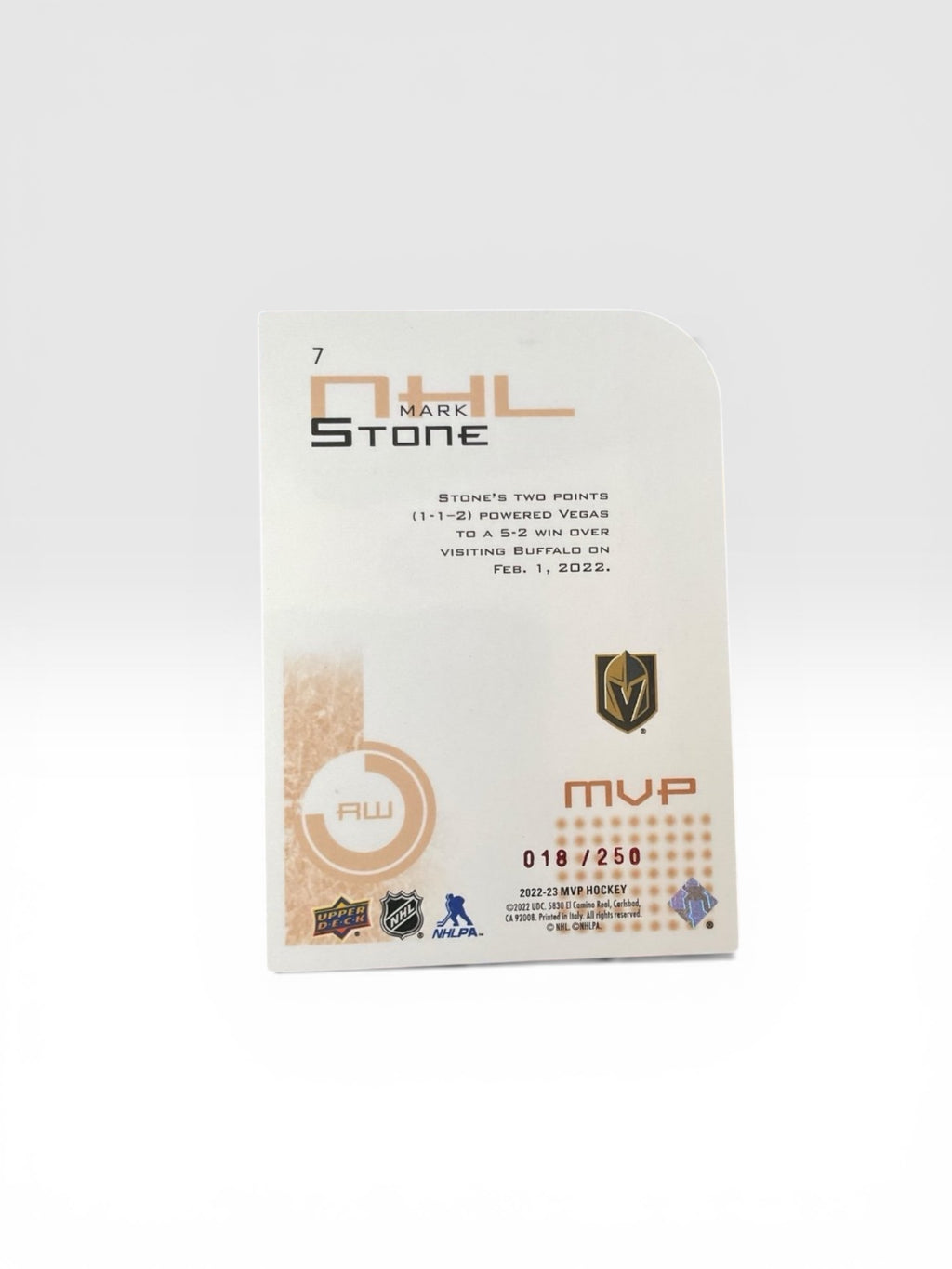 Mark Stone Colors And Counters 2022