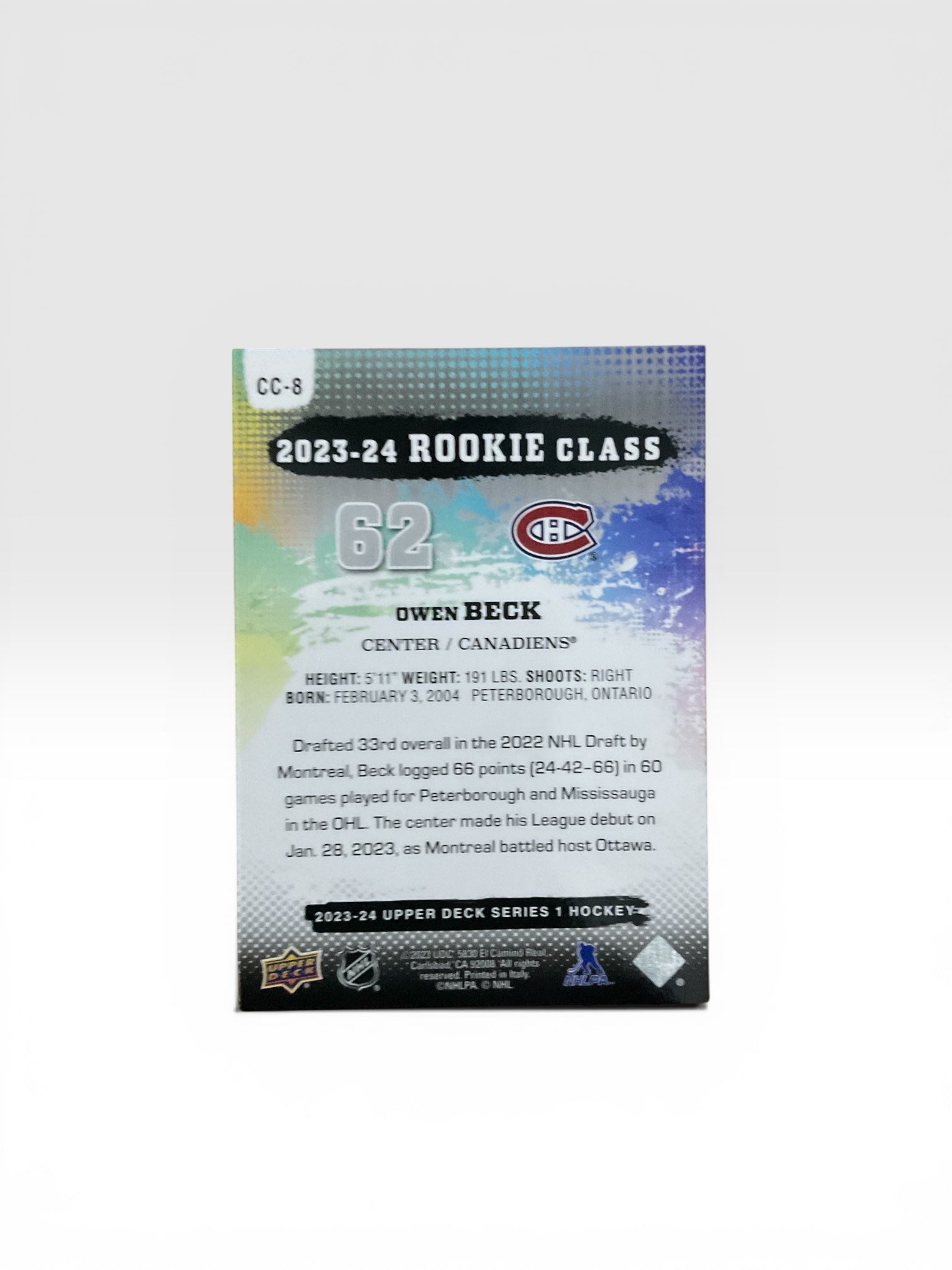 Owen Beck Rookie Class 2023-24