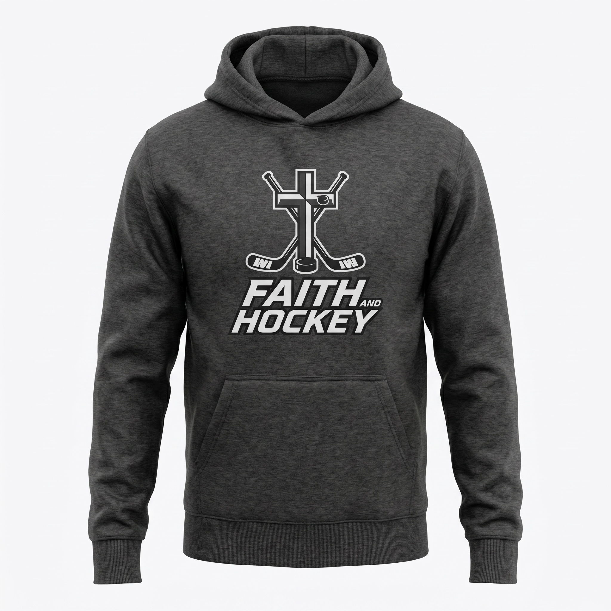 Faith & Hockey Cross Sticks Hoodie