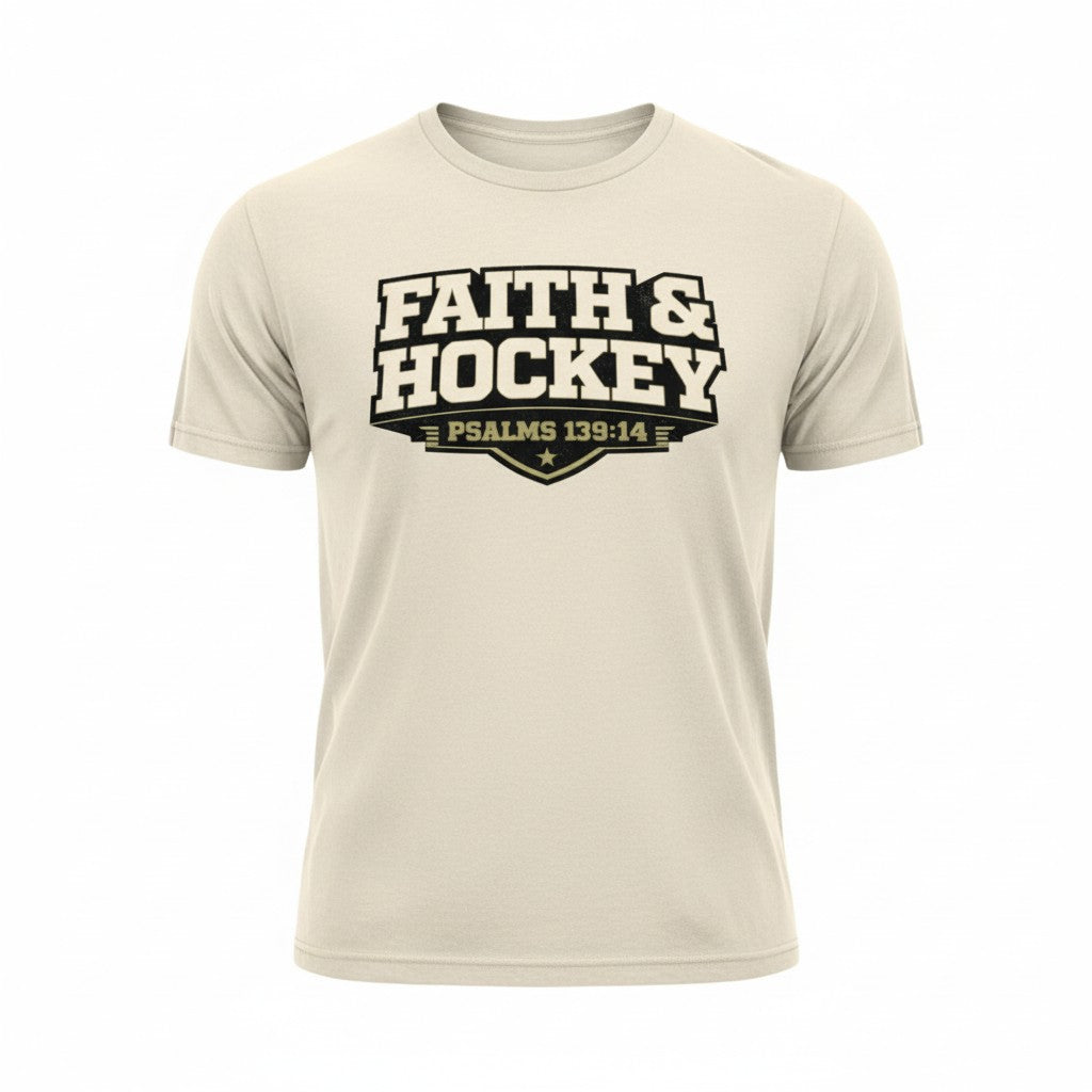 Faith & Hockey Psalms 139:14 Shirt