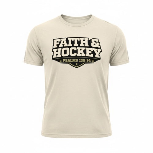 Faith & Hockey Psalms 139:14 Shirt